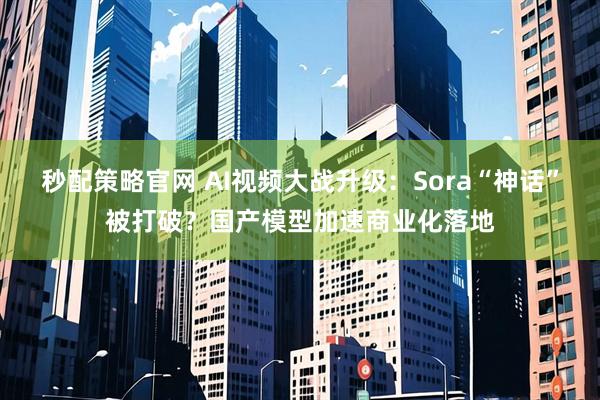 秒配策略官网 AI视频大战升级：Sora“神话”被打破？国产模型加速商业化落地