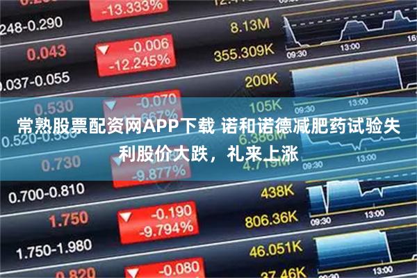 常熟股票配资网APP下载 诺和诺德减肥药试验失利股价大跌，礼来上涨